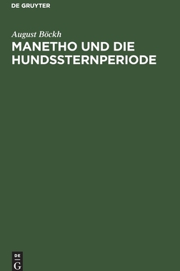 【预订】Manetho und die Hundssternperiode 9783111100876