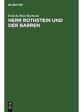 预订 Herr Rothstein und der Barren: Eine Entgegnung: 9783111095226