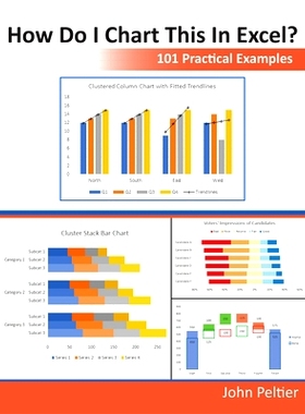 预订 How Do I Chart This in Excel?: 101 Practical Examples 如何在Excel中绘制图表？：101个实际示例: 9781615470785