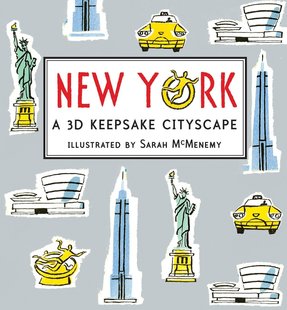 New York 现货 Keepsake 小开本全景立体书：纽约 Cityscape 英文原版