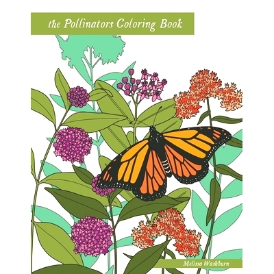 预订 The Pollinators Coloring Book: 21 North American Birds, Bees, Butterflies, Moths, and Beetles to Color: 97986702699