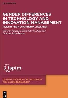 [预订]Gender Differences in Technology and Innovation Management 9783110590791
