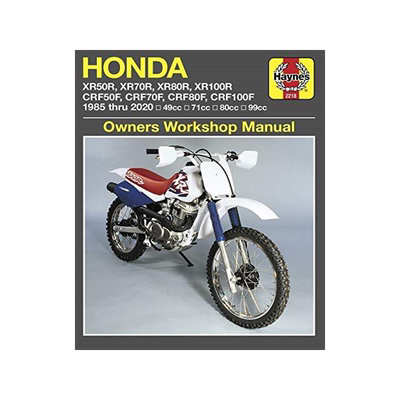 [预订]Honda XR50R, XR70R, XR80R, XR100R, CRF50F, CRF70F, CRF80F & CRF100F (85-20) Haynes Repair Manual 9781620923931