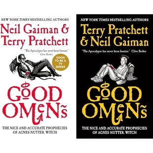 Gaiman Pratchett 好兆头 尼尔盖曼 特里普拉切特 黑白封面随机 Omens BBC英剧原著 Terry 现货 Neil Good