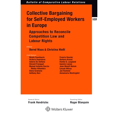 预订 Collective bargaining for self-employed workers in Europe 欧洲自雇工人的集体谈判: 9789403523736