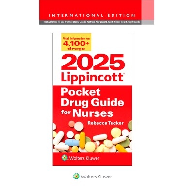 预订 2025 Lippincott Pocket Drug Guide for Nurses, International Edition 2025护理用药指南口袋书: 9781975240820