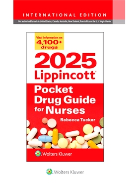 预订 2025 Lippincott Pocket Drug Guide for Nurses, International Edition 2025护理用药指南口袋书: 9781975240820