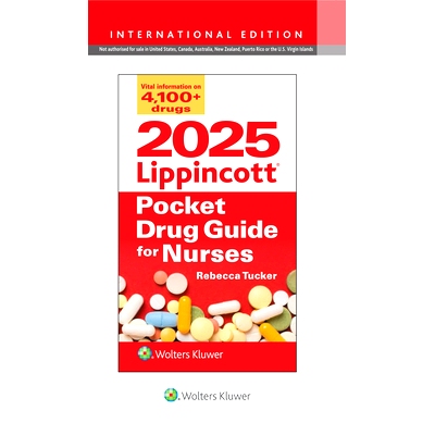预订 2025 Lippincott Pocket Drug Guide for Nurses, International Edition 2025护理用药指南口袋书: 9781975240820