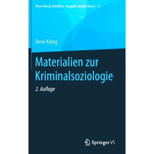 预订 Materialien zur Kriminalsoziologie: 9783658282141