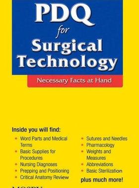 [预订]Mosby’s PDQ for Surgical Technology 9780323052610