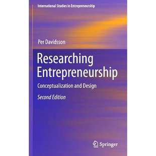 Conceptualization and 丛书 Researching 9783319266916 第2版 Entrepreneurship 创业研究：构思与设计 预订 Design