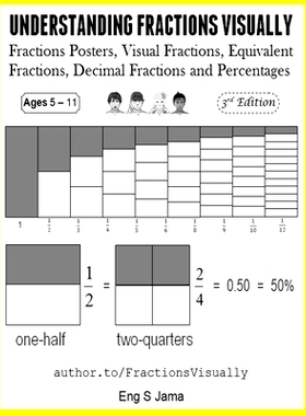 预订 Understanding Fractions Visually: Fractions Posters, Visual Fractions, Equivalent Fractions, Decimal Fractions and