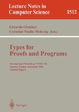 【预订】Types for Proofs and Programs
