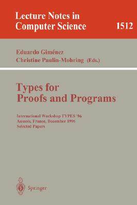 【预订】Types for Proofs and Programs