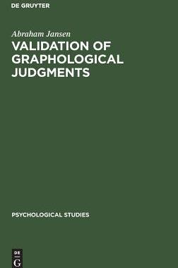 【预订】Validation of graphological judgments 9783111186146
