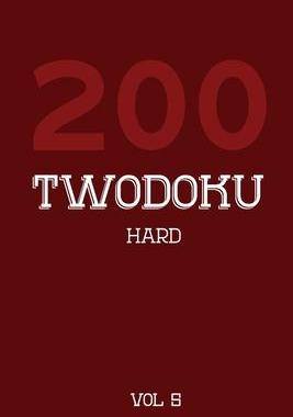 [预订]200 Twodoku Hard Vol 5: Two overlapping Sudoku, puzzle booklet, 2 puzzles per page 9781671795358