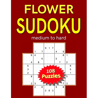 预订 Flower Sudoku medium to hard: 108 puzzles of overlapping Sudoku variant: 9798320051765