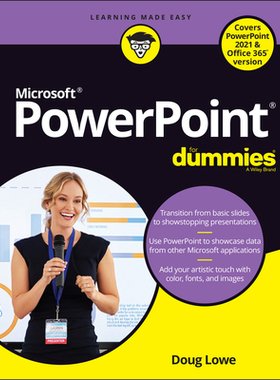 【预订】Powerpoint For Dummies, Office 2021 Edition 9781119829140
