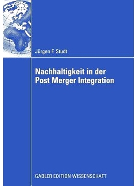 预订 Nachhaltigkeit in der Post Merger Integration: 9783834913975