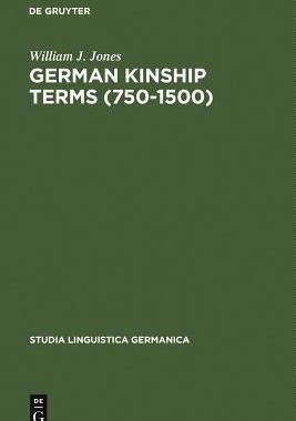 [预订]German Kinship Terms (750-1500) 9783110120233