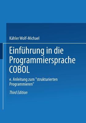 预订 Einführung in die Programmiersprache COBOL 书籍/杂志/报纸 科学技术类原版书 原图主图