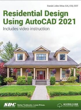 【预订】Residential Design Using AutoCAD 2021 9781630573690