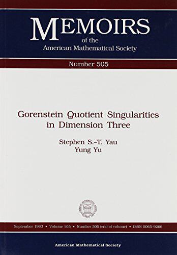 【预售】Gorenstein Quotient Singularities in Dimension Three