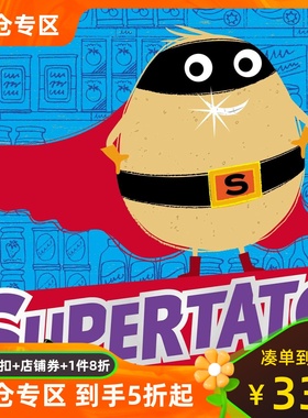 英文原版 土豆超人 Sue Hendra & Paul Linnet 绘本 Supertato