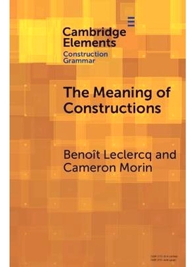 预订 The Meaning of Constructions 建构的意义: 9781009499651