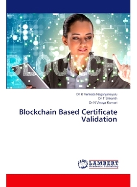 预订 Blockchain Based Certificate Validation: 9786208416430