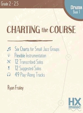 预订 Charting the Course, Drum Set Book 1: 9781530898404