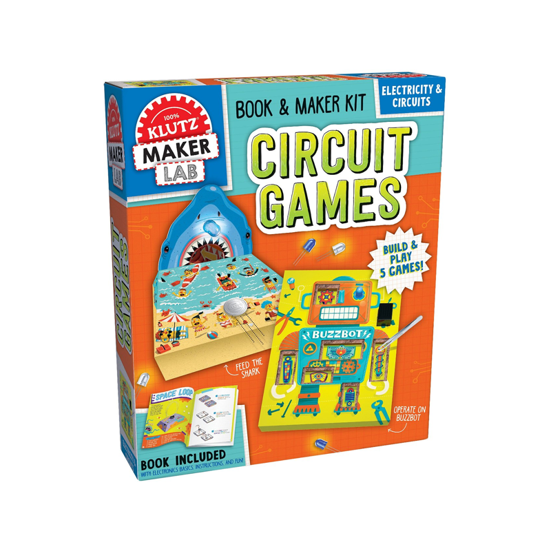 英文原版 电路实验小游戏 儿童手工书 STEAM教育体系 Circuit Games 动手能力培养 手工DIY玩具书