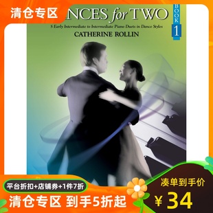 Dances Book 钢琴二重奏 第1辑 Duets 英文原版 Intermediate for 双人舞曲 Two Piano Early