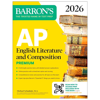 现货 巴朗AP英语文学与写作 2026年版 备考指南 英文原版 AP English Literature and Composition Premium, 2026
