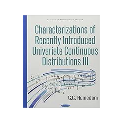 [预订]Characterizations of Recently Introduced Univariate Continuous Distributions III 9781536192971