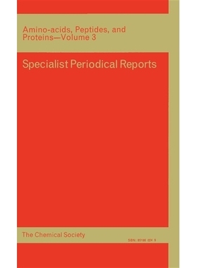 预订 Amino Acids, Peptides and Proteins: Volume 3 氨基酸、肽和蛋白质：第 3 卷: 9780851860244