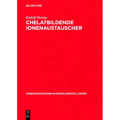 预订 Chelatbildende Ionenaustauscher: 9783112776728