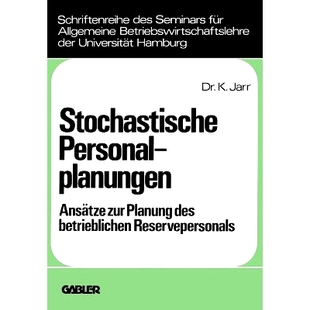Ansätze zur Reservepersonals Stochastische 9783409384216 betrieblichen Personalplanungen des 预订 Planung
