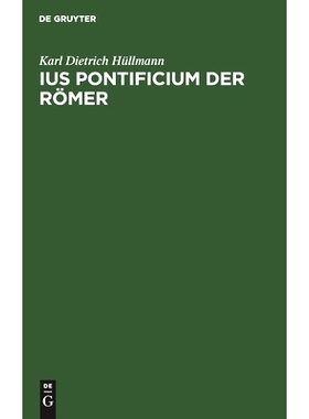 预订 Ius pontificium der Römer: 9783112456910