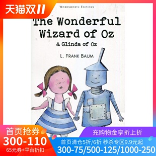 Wonderful Classics Glinda 绿野仙踪 The Wordsworth Wizard 英文原版 Children