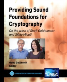 【预订】Providing Sound Foundations for Cryptography