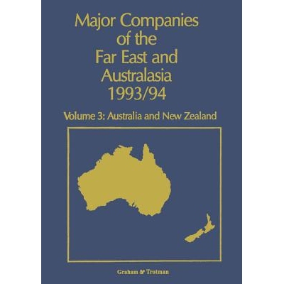 预订 Major Companies of The Far East and Australasia 1993/94: Volume 3: Australia and New Zealand: 9789401066570