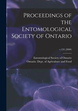 [预订]Proceedings of the Entomological Society of Ontario; v.131 (2000) 9781015058460