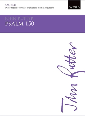 预订 Psalm 150 诗篇150：混声合唱与乐器伴奏: 9780193505131