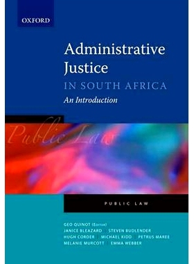 预订 Administrative Justice in South Africa: An Introduction 南非的行政司法：导论: 9780199056576