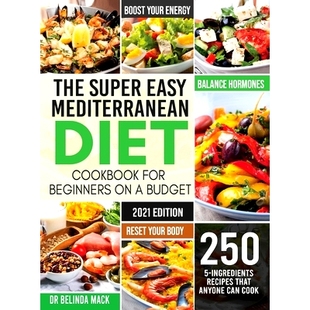 ingredients The Budget Recipes Can that Anyone Coo Cookbook Super Easy for Mediterranean 预订 250 Beginners Diet