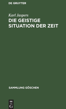 【预订】Die geistige Situation der Zeit 9783111007526