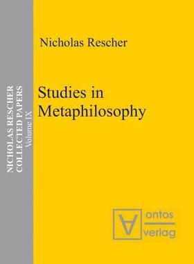 [预订]Studies in Metaphilosophy 9783110325423