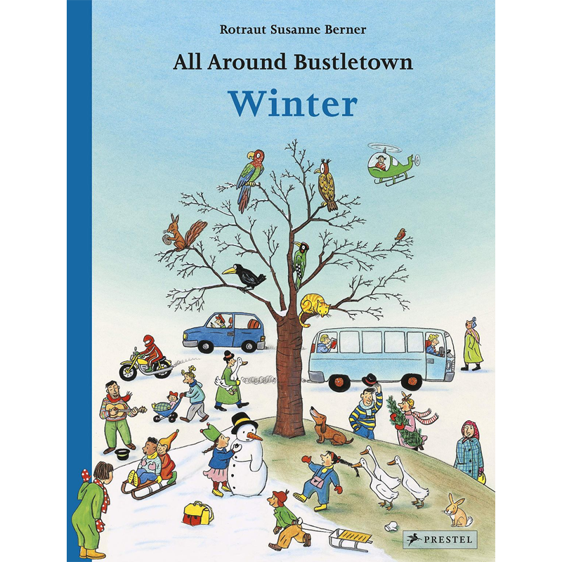 冬天 大开本纸板书 贝尔纳 all around bustletown: winter bj