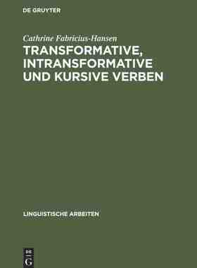 【预订】Transformative, intransformative und kursive Verben 9783484102279